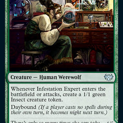 Infestation Expert // Infested Werewolf [Innistrad: Crimson Vow]