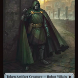 Merfolk // Doombot Double-Sided Token [Marvel Super Heroes Tokens]