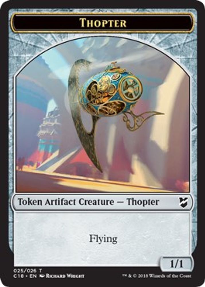 Thopter (025) // Servo Double-Sided Token (C18-25 // 24) [Commander 2018]