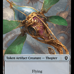 Goblin // Thopter Double-Sided Token [Bloomburrow Commander Tokens]