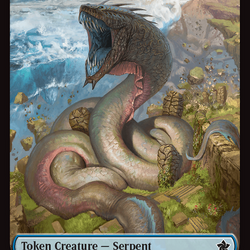 Scion of the Deep // Koma's Coil Doubled-Sided Token [Foundations Tokens]