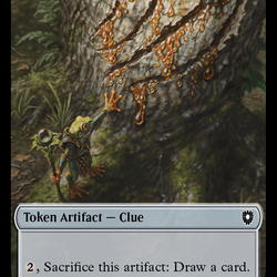 Eldrazi // Clue Double-Sided Token [Bloomburrow Commander Tokens]