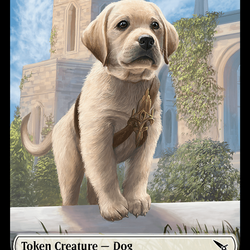 Thopter (0020) // Dog Double-Sided Token [Murders at Karlov Manor Tokens]