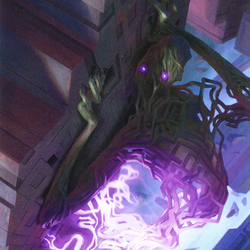 Skyclave Shade // Skyclave Shade (AZNR-061) (Borderless) [Zendikar Rising Art Series]