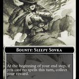 Bounty: Sleepy Sovka // Bounty Rules Double-Sided Token [Outlaws of Thunder Junction Commander Tokens]