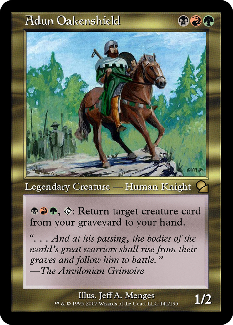 Adun Oakenshield (ME1-141) [Masters Edition]