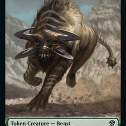 Phyrexian // Beast Double-Sided Token [Dominaria United Tokens]