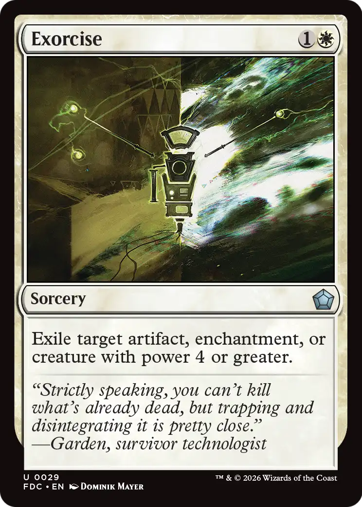 Exorcise [Foundations Commander]