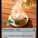 Monk // Food (0021) Double-Sided Token [Avatar: The Last Airbender Tokens]