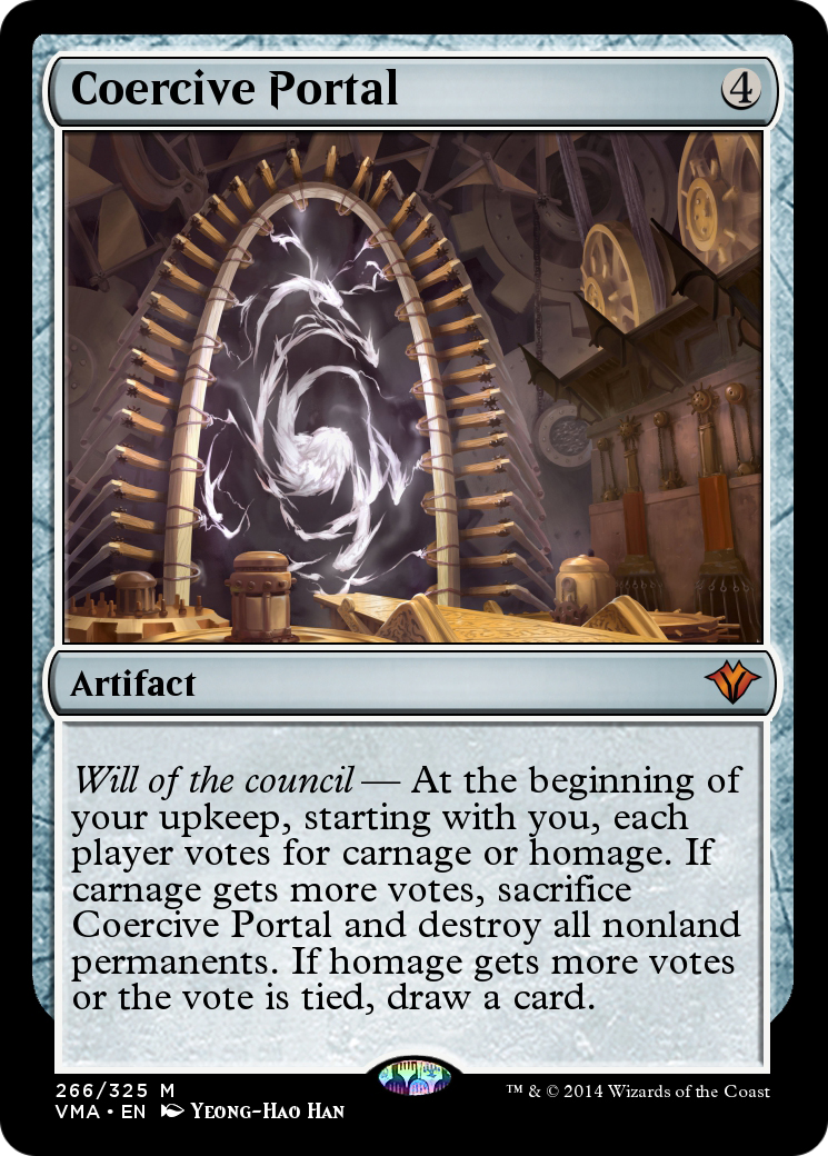 Coercive Portal (VMA-266) [Vintage Masters] Foil