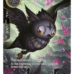 Rei, the Black Owl // Zero (Full Art) (WOM-100) [Winds of the Ominous Moon]