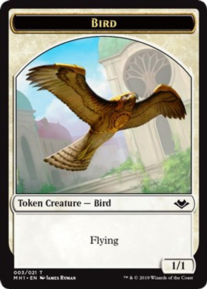 Bird // Elephant Double-Sided Token (MH1-3 // 12) [Modern Horizons]
