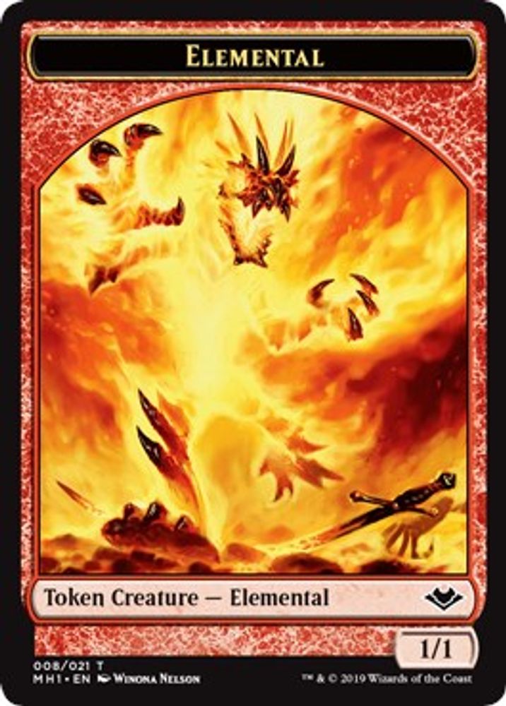 Elemental (008) // Myr Double-Sided Token (MH1-8 // 19) [Modern Horizons]