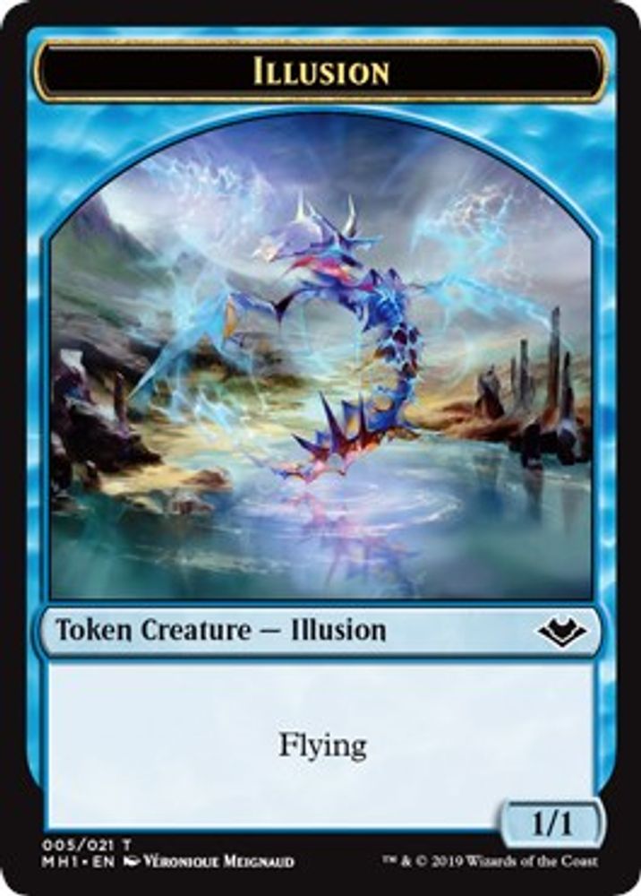 Illusion // Spider Double-Sided Token (MH1-5 // 14) [Modern Horizons]