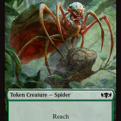 Wall // Spider Double-Sided Token [Tarkir: Dragonstorm Commander Tokens]
