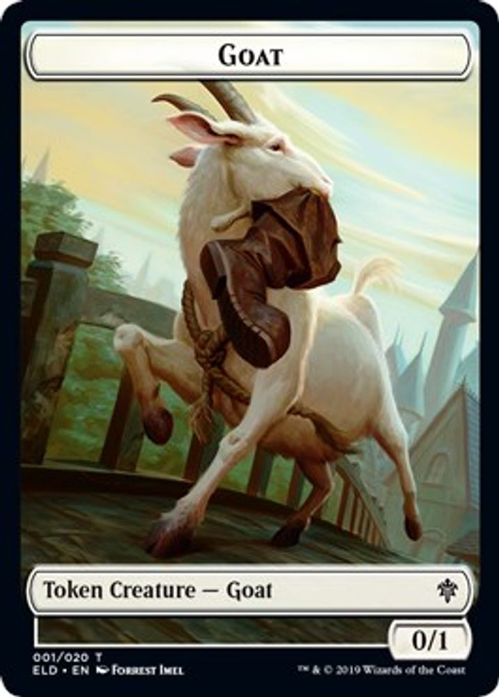 Goat Token (ELD-001) [Throne of Eldraine]
