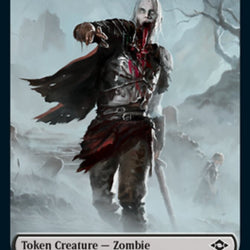 Clue (14) // Zombie Double-Sided Token [Modern Horizons 2 Tokens]