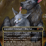 Rin and Seri, Inseparable (1508) // Rin and Seri, Inseparable [Secret Lair Commander Deck: Raining Cats and Dogs]