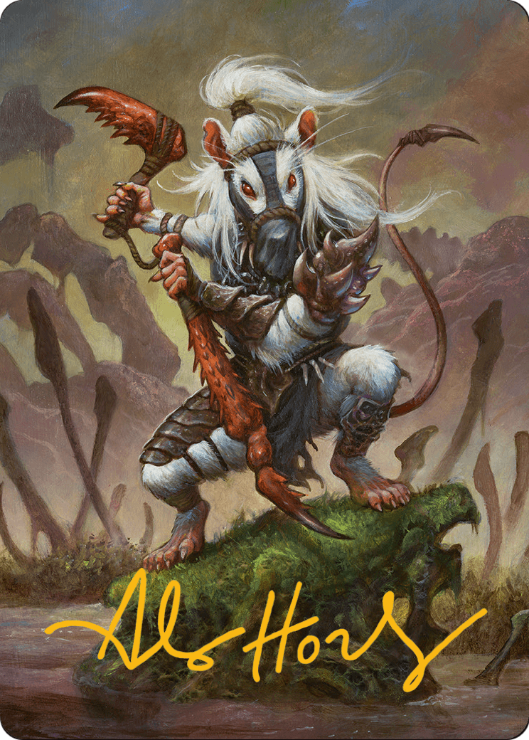Ink-Eyes, Servant of Oni // Ink-Eyes, Servant of Oni (ABLB-050) (Borderless) [Bloomburrow Art Series] Foil