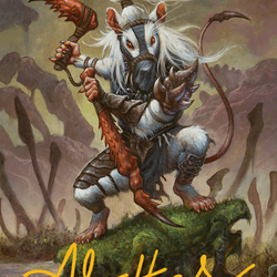 Ink-Eyes, Servant of Oni // Ink-Eyes, Servant of Oni (ABLB-050) (Borderless) [Bloomburrow Art Series]