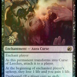 Curse of Leeches // Leeching Lurker [Innistrad: Midnight Hunt Prerelease Promos]