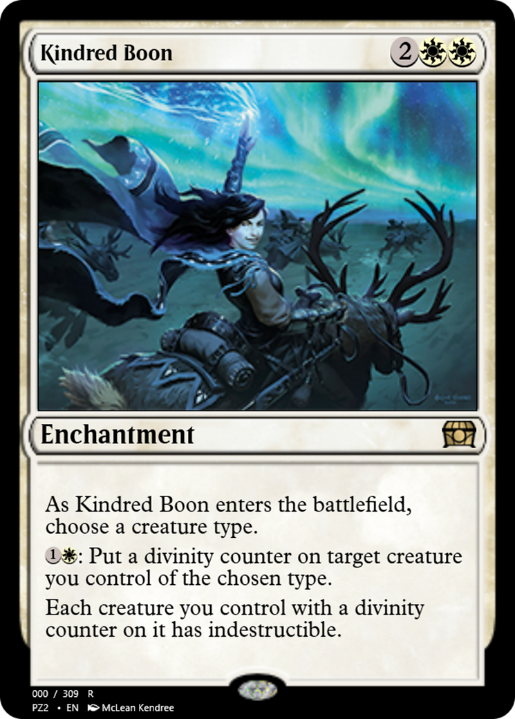 Kindred Boon (PZ2-65717) [Treasure Chest] Foil