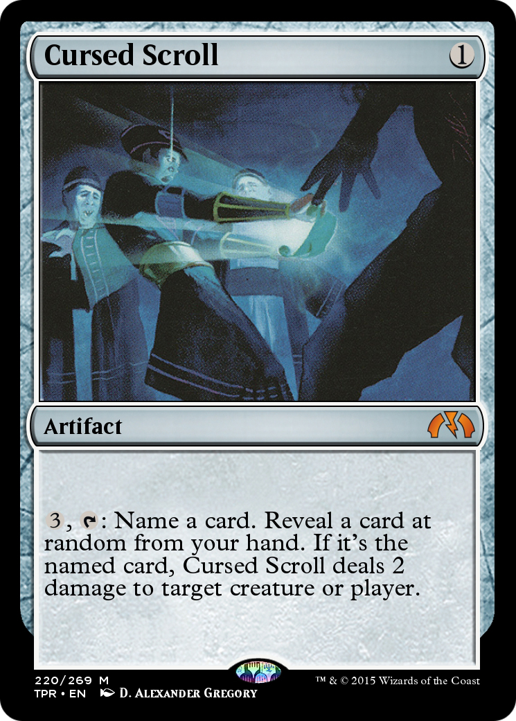 Cursed Scroll (TPR-220) [Tempest Remastered] Foil