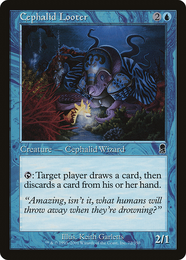 Cephalid Looter (ODY-72†) [Odyssey] Foil