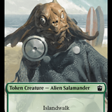 Alien Salamander // Mutant Double-Sided Token [Doctor Who Tokens]