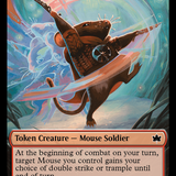Sword // Manifold Mouse Double-Sided Token [Bloomburrow Tokens]