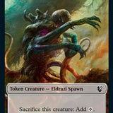 Eldrazi Spawn // Human Soldier Double-Sided Token [Innistrad: Midnight Hunt Commander Tokens]