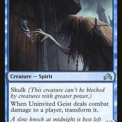 Uninvited Geist // Unimpeded Trespasser [Shadows over Innistrad]