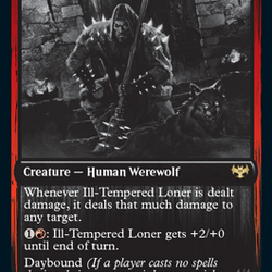 Ill-Tempered Loner // Howlpack Avenger [Innistrad: Double Feature]