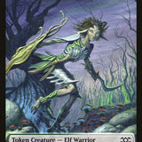 Golem // Elf Warrior Double-Sided Token [Double Masters Tokens]