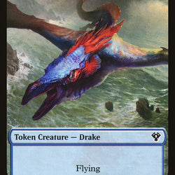 Human Soldier (005) // Drake Double-Sided Token [Commander 2020 Tokens]