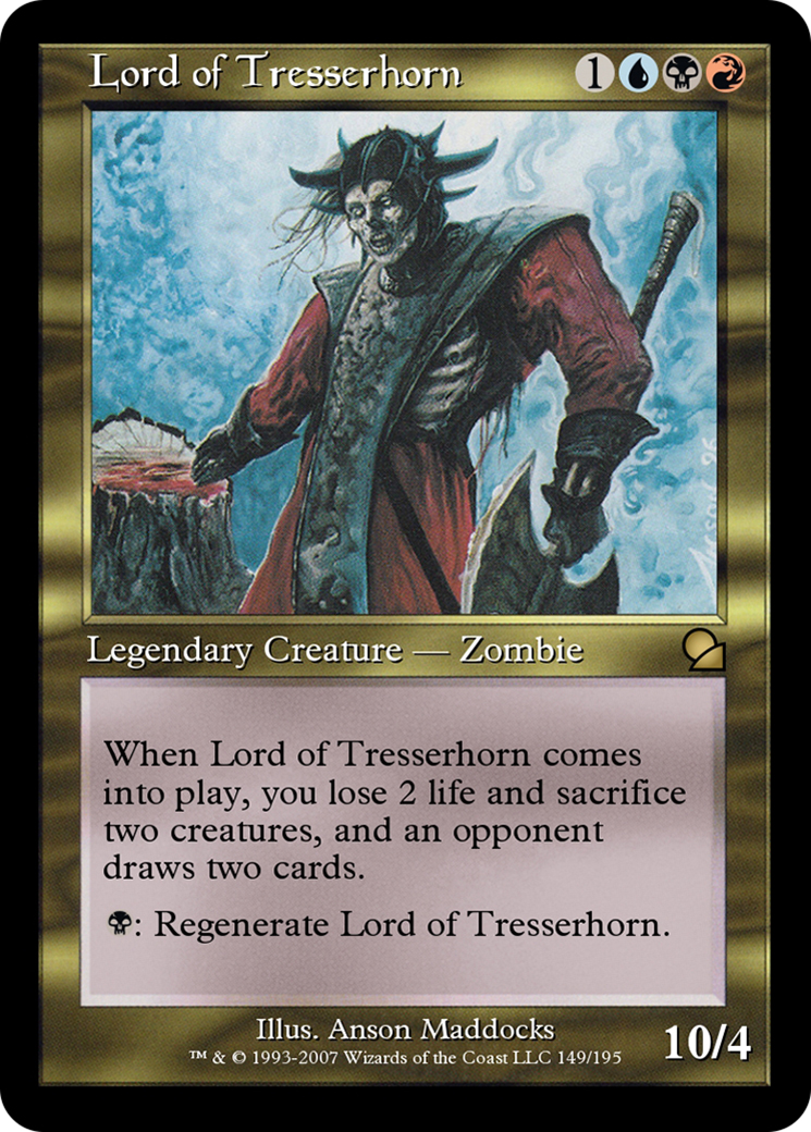 Lord of Tresserhorn (ME1-149) [Masters Edition] Foil