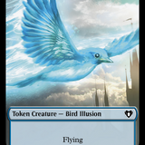 Spirit (0039) // Bird Illusion Double-Sided Token [Commander Masters Tokens]