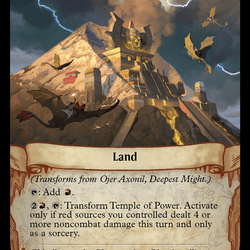 Ojer Axonil, Deepest Might // Temple of Power [The Lost Caverns of Ixalan]