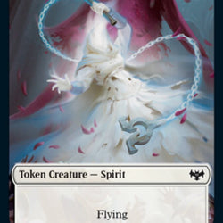 Blood // Spirit (003) Double-Sided Token [Innistrad: Crimson Vow Tokens]