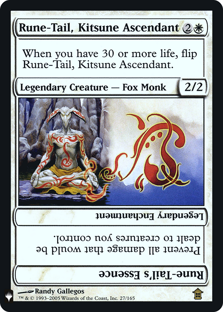Rune-Tail, Kitsune Ascendant (LIST-027) [The List]