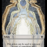 Copy // Zombie Double-Sided Token [Murders at Karlov Manor Commander Tokens]
