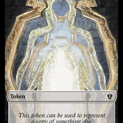 Copy // Zombie Double-Sided Token [Murders at Karlov Manor Commander Tokens]
