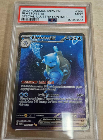PSA 9 Blastoise ex (200/165) [Scarlet & Violet: 151]