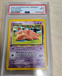 PSA 9 Slowpoke (73/111) [Neo Genesis 1st Edition]