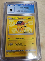 CGC 8.5 Ash's Pikachu (SM111) [Sun & Moon: Black Star Promo]