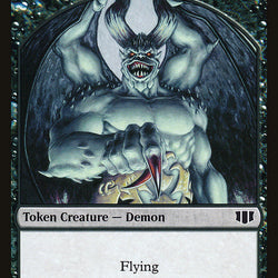 Demon (012/036) // Zombie (016/036) Double-Sided Token [Commander 2014 Tokens]
