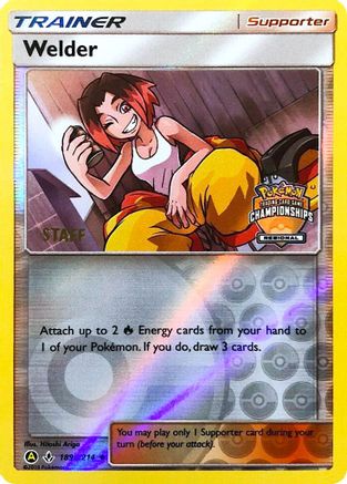 Welder - 189a/214 (Regional Championships) [Staff] [League & Championship Cards] - Reverse Holofoil