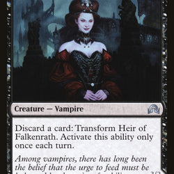 Heir of Falkenrath // Heir to the Night [Shadows over Innistrad]