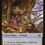 Treasure // Daretti Emblem Double-Sided Token [Secret Lair Drop Series]