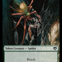 Elemental (0024) // Spider Double-Sided Token [Commander Masters Tokens]